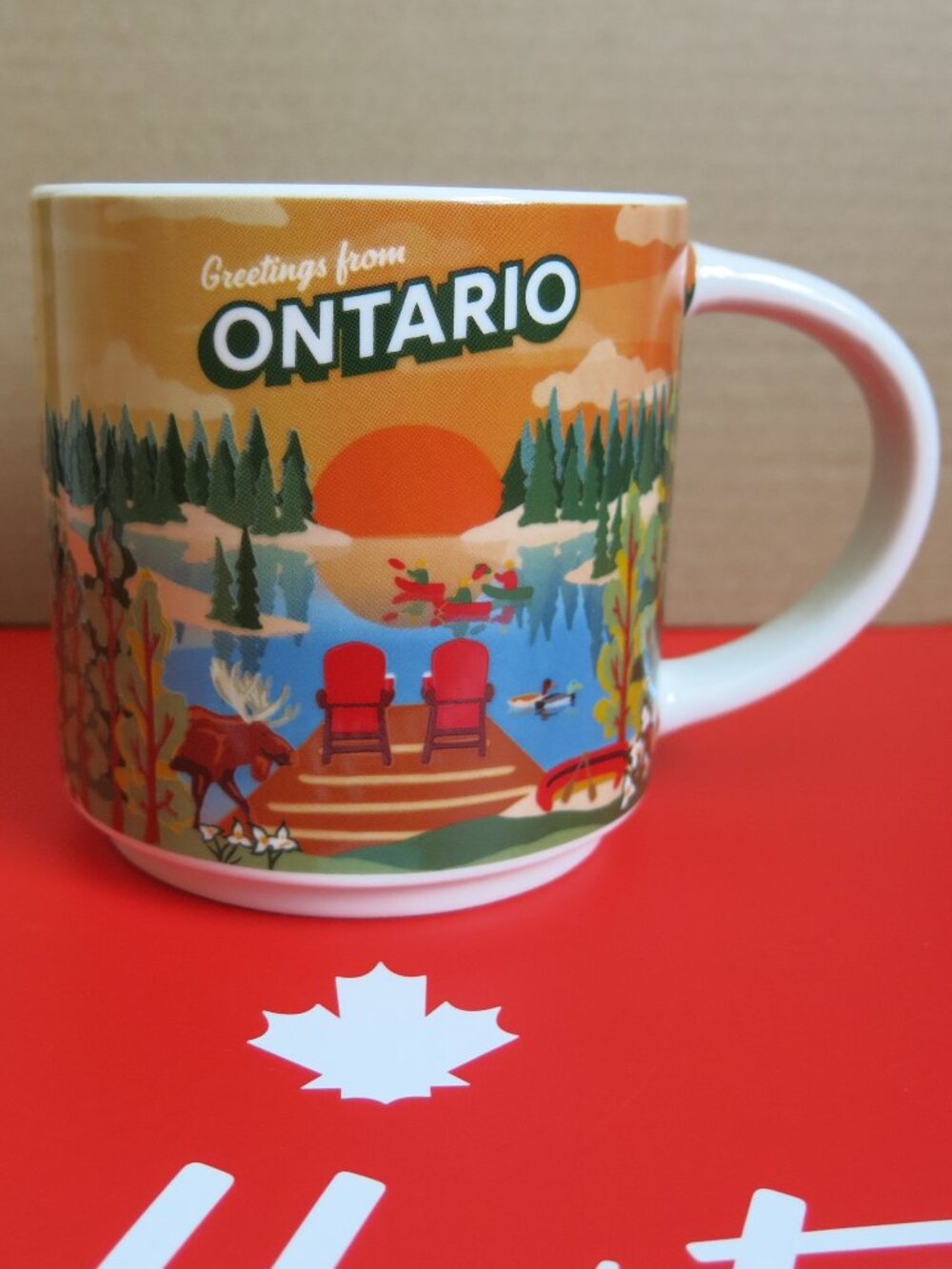 Tim Hortons Tims Canada Collection " Ontario " 2026 Ceramic Coffee Tea Mug Cup